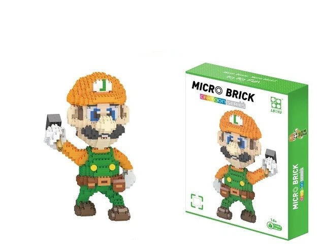 Mini Bricks Mario Bros figuren 15-20 cm