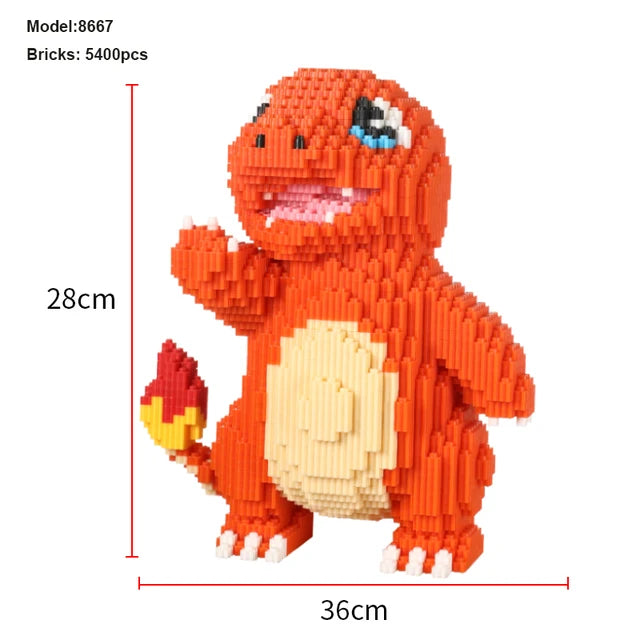 Mini Bricks Pokemon Pikachu 20 - 30 cm