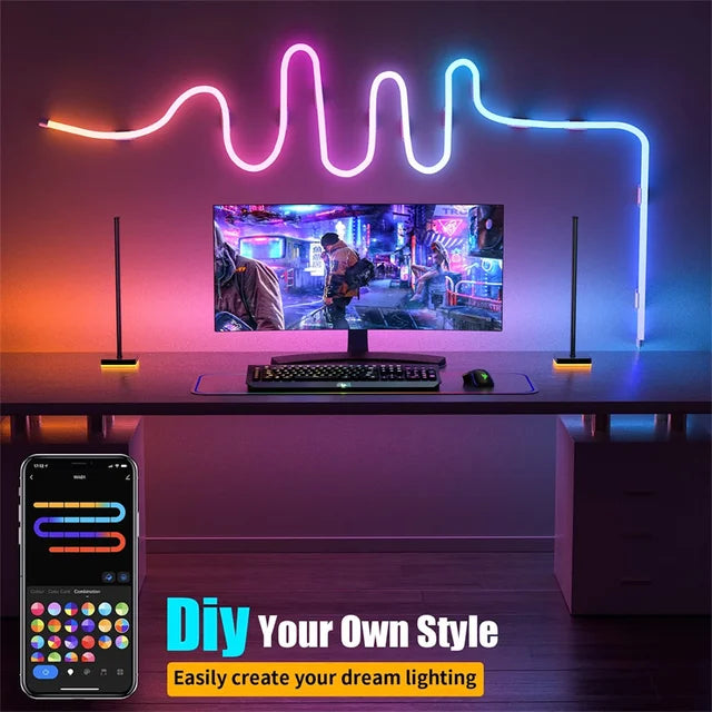 Tuya Multicolour Neon SMART LED  RGB Lichtslang waterdicht met muzieksync.