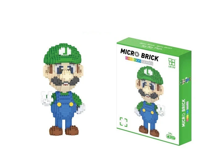 Mini Bricks Mario Bros figuren 15-20 cm