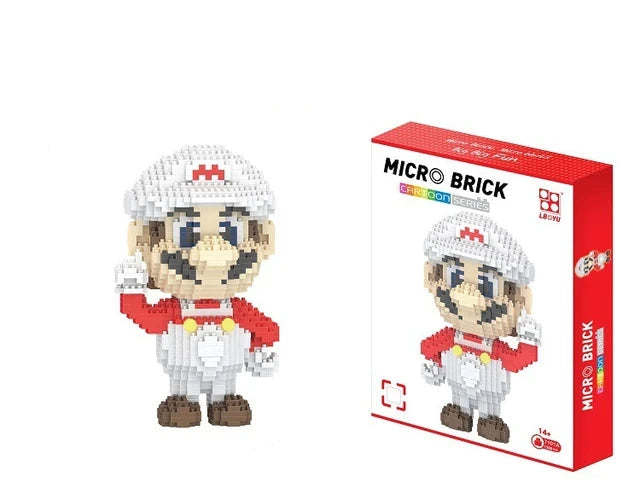 Mini Bricks Mario Bros figuren 15-20 cm