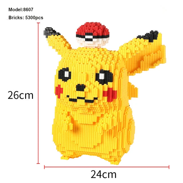 Mini Bricks Pokemon Pikachu 20 - 30 cm