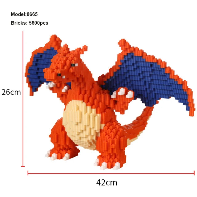 Mini Bricks Pokemon Pikachu 20 - 30 cm